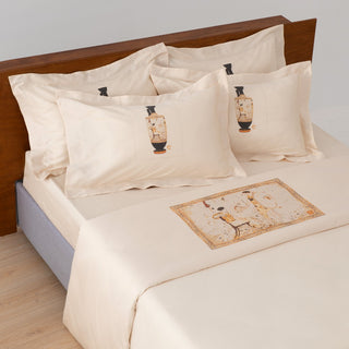 Bed sheets King Size ERMO Eretria Panna Set of 4 pcs
