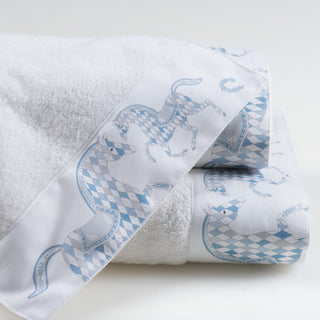 Set of Children's Towels Carousel White-Ciel 3pcs
