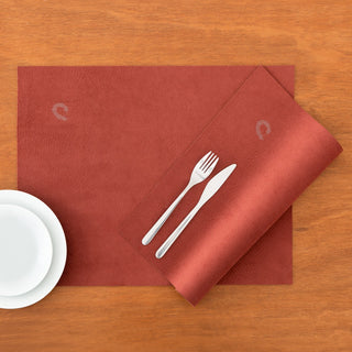 Set de table Rouge-Marron 35x45cm.