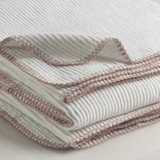 Κουβέρτα Bebe Summer Cotton White-Pink 110x140εκ.